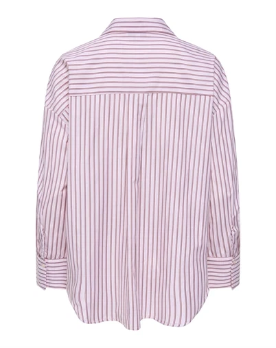 Only - ONLOregon Alva Regular Skjorte - Fuchsia Pink/Bourdeaux